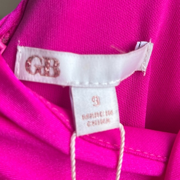 🆕🌸GB Hot Pink Ruched Satin Prom Wedding Party Maxi Dress Evening Size 9 - Picture 17 of 17